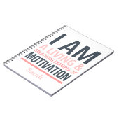 Typografie Personalisiert-Notebook Notizblock (Linke Seite)