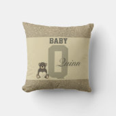 Typografie-personalisierte Kissen (Vorderseite)