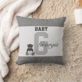 Typografie-personalisierte Kissen (Decke)