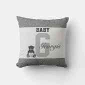 Typografie-personalisierte Kissen (Vorderseite)