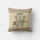 Typografie-personalisierte Kissen (Vorderseite)