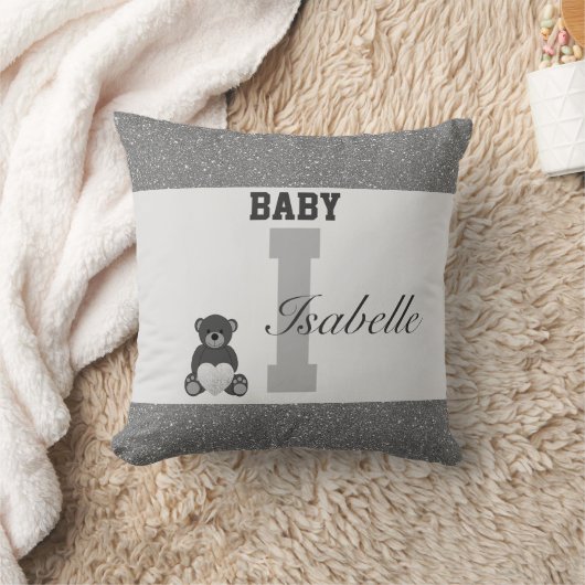 Typografie-personalisierte Kissen (Decke)