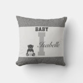 Typografie-personalisierte Kissen (Vorderseite)