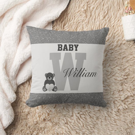 Typografie-personalisierte Kissen (Decke)