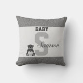 Typografie-personalisierte Kissen (Vorderseite)