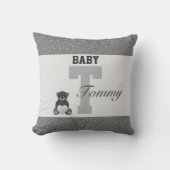 Typografie-personalisierte Kissen (Vorderseite)