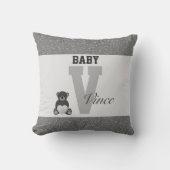 Typografie-personalisierte Kissen (Vorderseite)