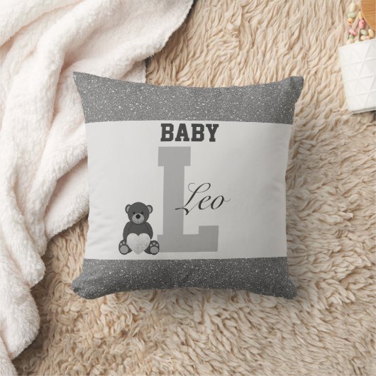 Typografie-personalisierte Kissen (Decke)