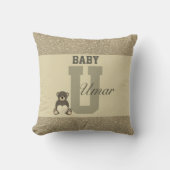 Typografie-personalisierte Kissen (Vorderseite)