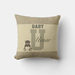 Typografie-personalisierte Kissen