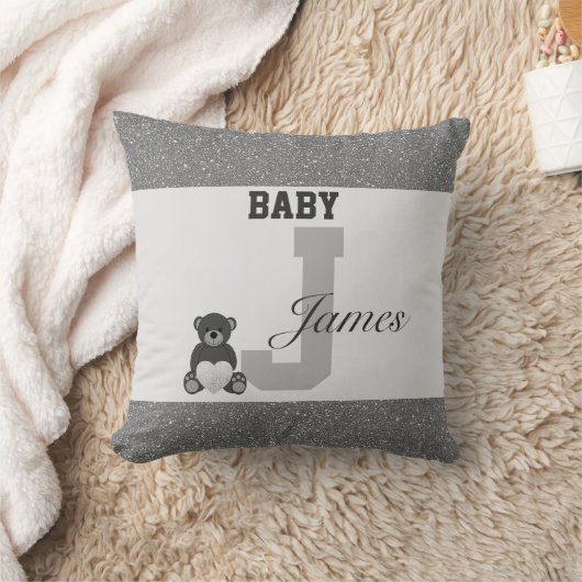 Typografie-personalisierte Kissen (Decke)