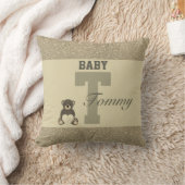 Typografie-personalisierte Kissen (Decke)