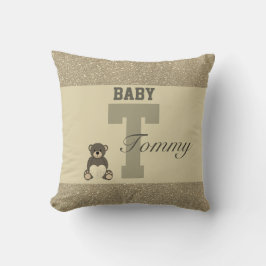 Typografie-personalisierte Kissen