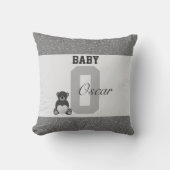 Typografie-personalisierte Kissen (Vorderseite)