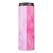 Typografie Pink Minimalistisch Modern Simple Monog Thermosbecher (Rückseite)