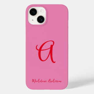 Typografie PInk Red Modern Feminine Case-Mate iPhone 14 Hülle