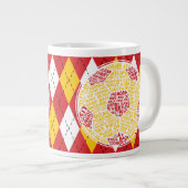 Typografie-Pokal Jumbo-Tasse (Vorderseite Rechts)