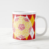 Typografie-Pokal Jumbo-Tasse (Rechts)