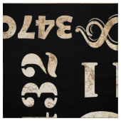Typografie Polsterstoff Stoff (Muster)