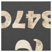Typografie Polsterstoff Stoff (Nahaufnahme)