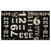 Typografie-Polsterungs-Gewebe Stoff (Fat Quarter (45,7 x 55,9 cm))