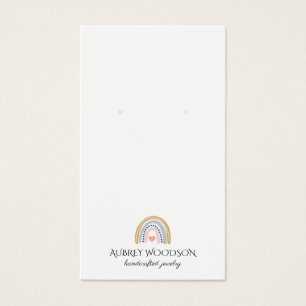 Typografie-Regenbogenlogo Schmuck-Anzeige