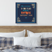 Typografie Rumi Zitat - Die Wunde Leinwanddruck (Insitu (Schlafzimmer))