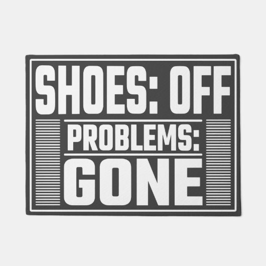 Typografie-Schuhe, für eine entspannte, gemütliche Fußmatte (Vorderseite)