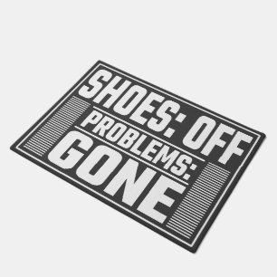 Typografie-Schuhe, für eine entspannte, gemütliche Fußmatte