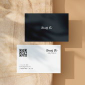 Typografie Schwarz-weiß Grau Visitenkarte