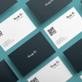 Typografie Schwarz-weiß Grau Visitenkarte