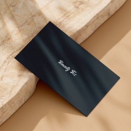 Typografie Schwarz-weiß Grau Visitenkarte