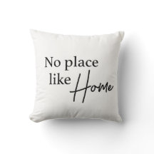 Typografie Schwarz/Weiß Kein Ort wie Zuhause