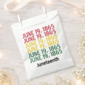 Typografie Schwarze Geschichte 19. Juni 1865 19. Geschenktütchen (Ausgeschnitten)