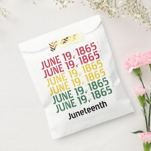 Typografie Schwarze Geschichte 19. Juni 1865 19. Geschenktütchen (Versiegelt)