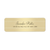 Typografie Script Moderne elegante Imitat Gold Tre (Vorne)