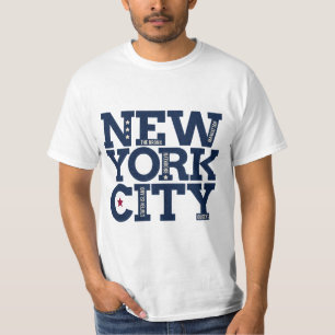 Typografie-Shirts und Jacken in New York