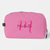 Typografie Skriptnamensvorlage Niedlich elegant ro Waschbeutel (Vorderseite)