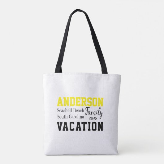 Typografie-Sommer Tasche (Rückseite)