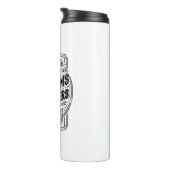 Typografie-Spruch Thermosbecher (Nach rechts gedreht)