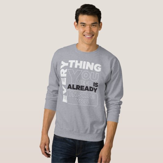 Typografie Sweat Shirt (Vorne ganz)