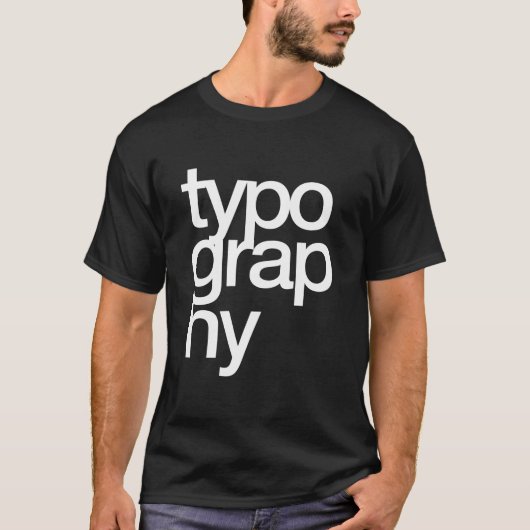 Typografie T-Shirt (Vorderseite)