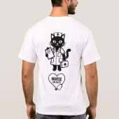 Typografie T-Shirt-Design T-Shirt (Rückseite)