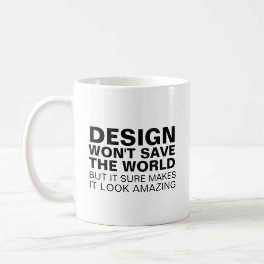 Typografie-Tasse Kaffeetasse (Links)