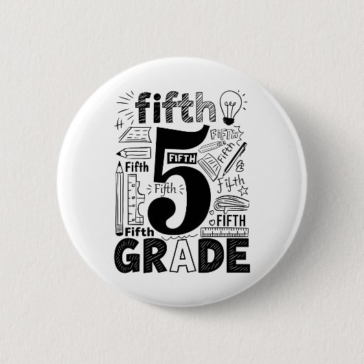 Typografie-Team der 5. Klasse Lehrer der fünften K Button (Vorderseite)