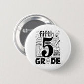 Typografie-Team der 5. Klasse Lehrer der fünften K Button (Vorne & Hinten)