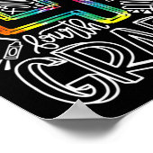 Typografie-Team der vierten Klasse auf Sch Poster (Ecke)