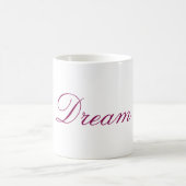 Typografie Text Dream Kaffeetasse (Mittel)