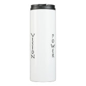 Typografie Thermosbecher (Rückseite)