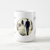 Typografie tied The Knot Couple Name Tasse (Mittel)
